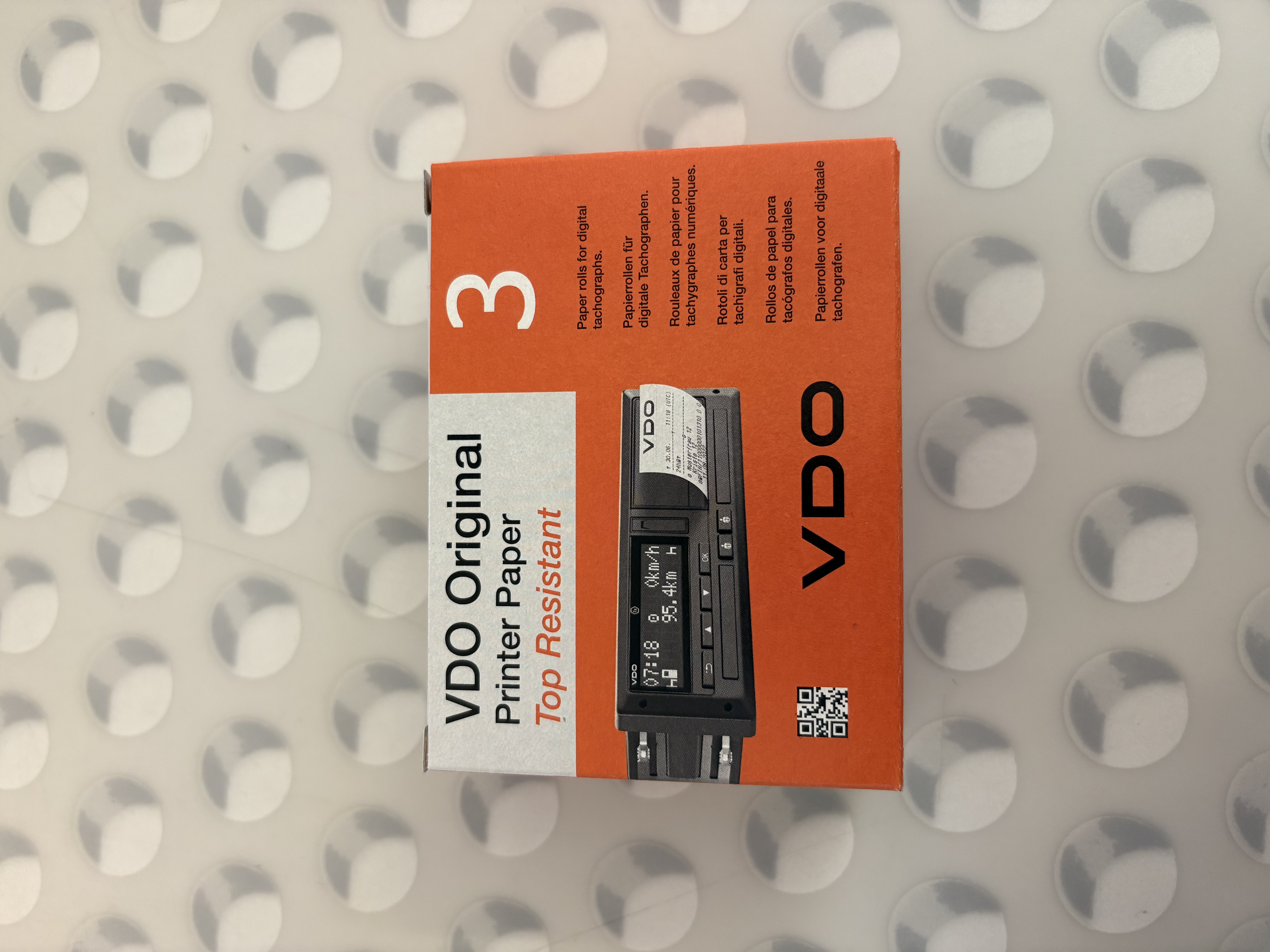 VDO Druckerpapier original (VE:1=3 Rollen)