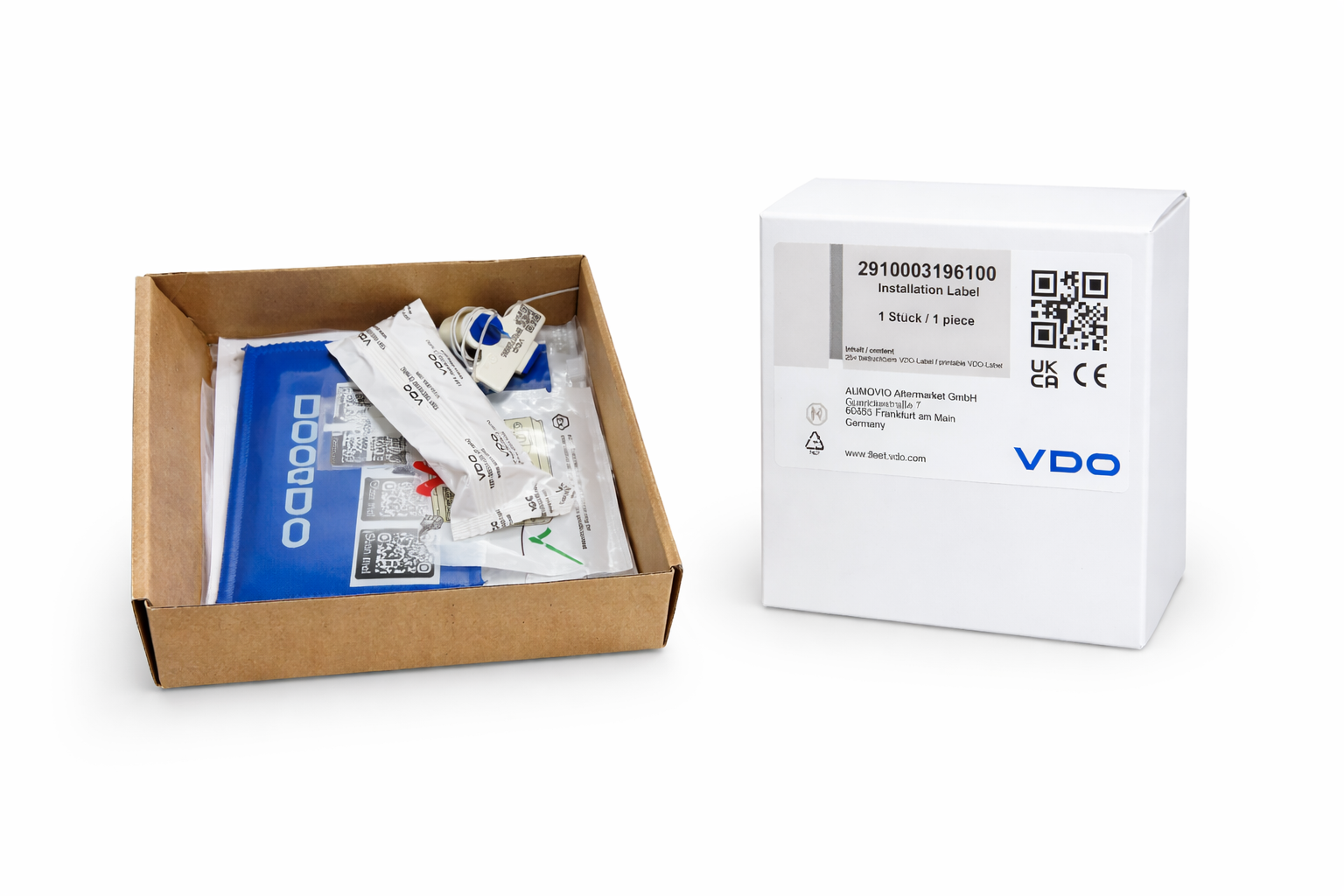 VDO Prüfset 25er-Pack inklusive Installationslabel 