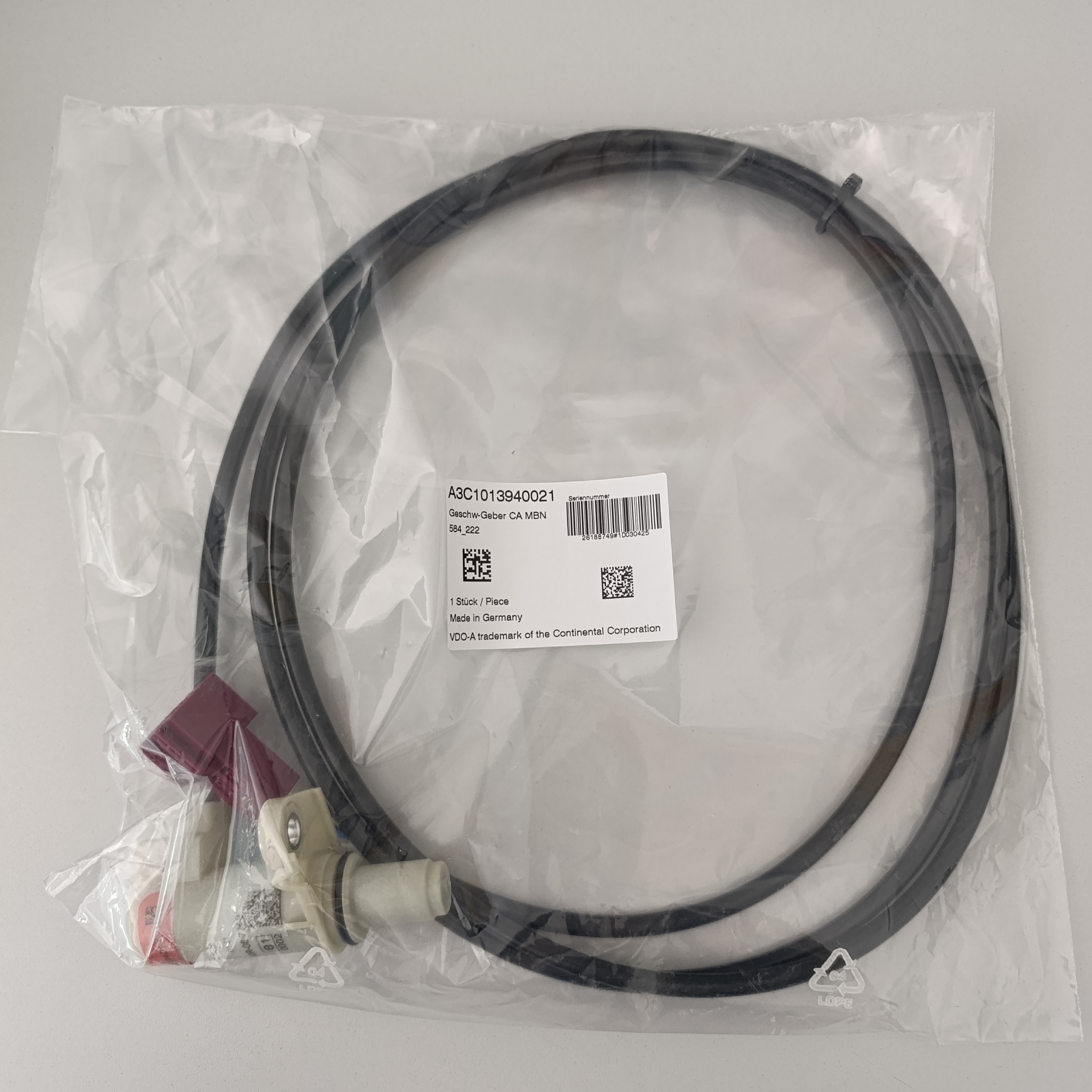 KITAS 4 Geschw-Geber CA MBN 584_222 - Stecker violett