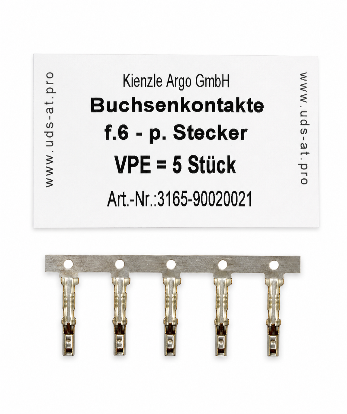Buchsenkontakte für 6-poligen Stecker (5 Stück)