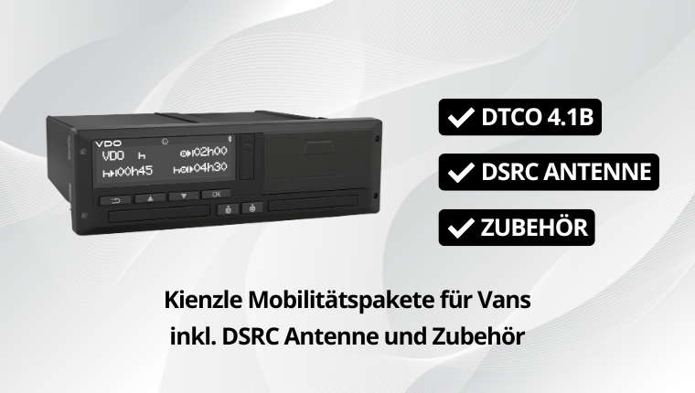 Kienzle-Kit -  LCV Vans DTCO 4.1b Z2 ohne CAN